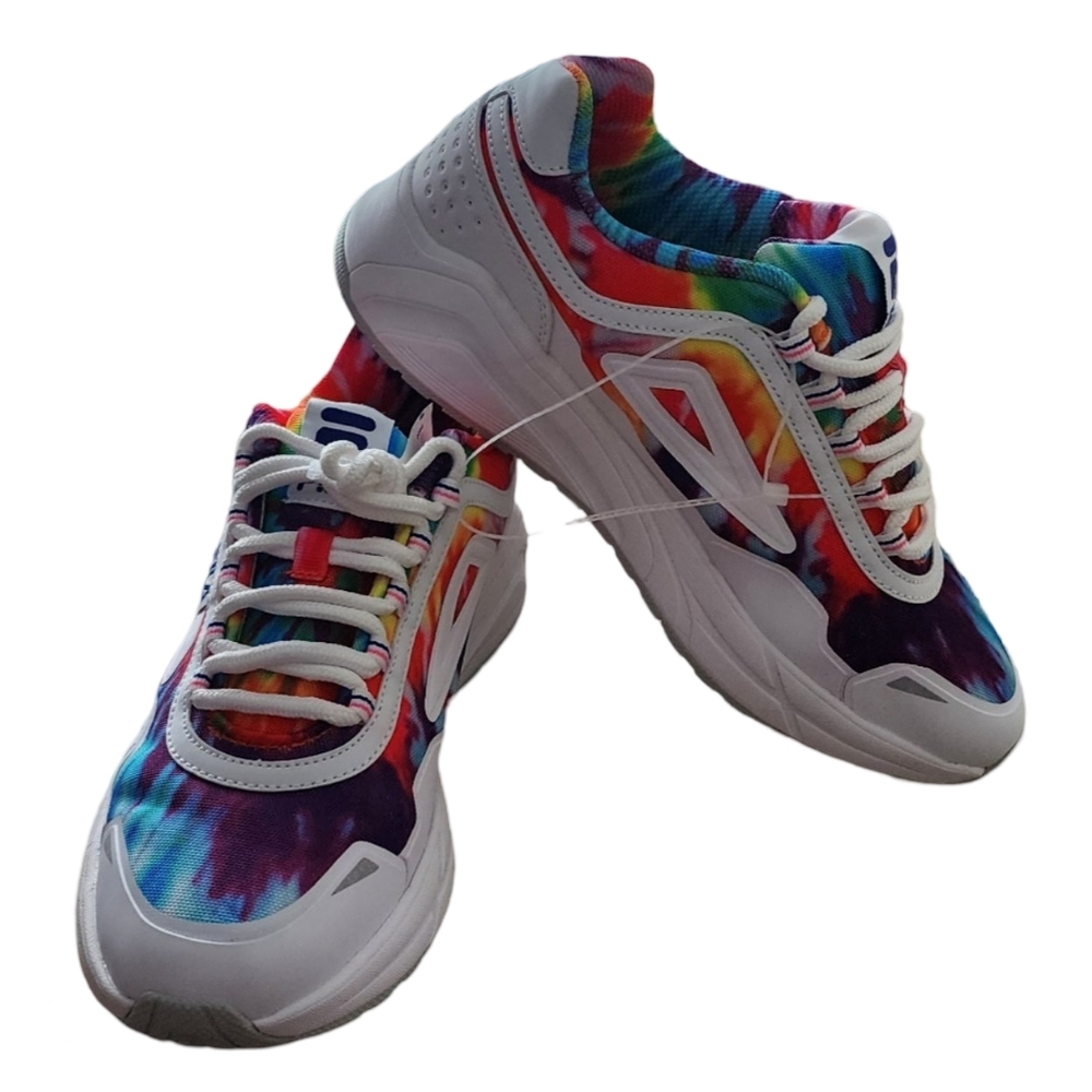 Fila Lite Flag Run NWT Women's US 9 Multicolor Tie Dye Sneakers